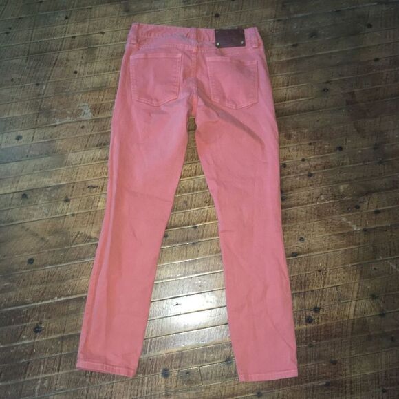 Tory Burch salmon pink size 24 cropped skinny jeans - Picture 5 of 5